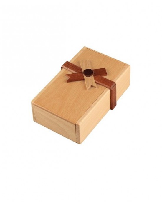 Puzzle Gift Case Box with Secret Compartments Wooden Money Box to Challenge ONI