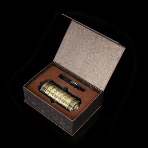 Retro Gift Box Cylinder Lockbox Da Vinci Code Alphabet Locks Cylindrical Lock