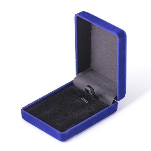 1/5pcs Velvet Necklace Pendant Gift Box Jewelry Box for Earrings Necklace