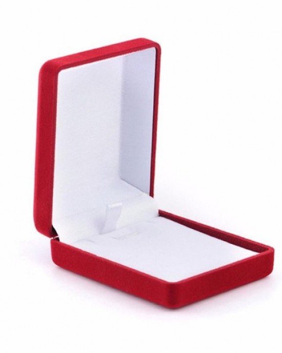 1/5pcs Velvet Necklace Pendant Gift Box Jewelry Box for Earrings Necklace