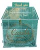 Acrylic Wedding Card Box Clear Gift Card Box DIY Envelop Money Card Box
