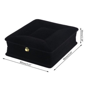 Large Velvet Jewelry Box Necklace Earring Pendant Gift Box Jewelry Storage for C