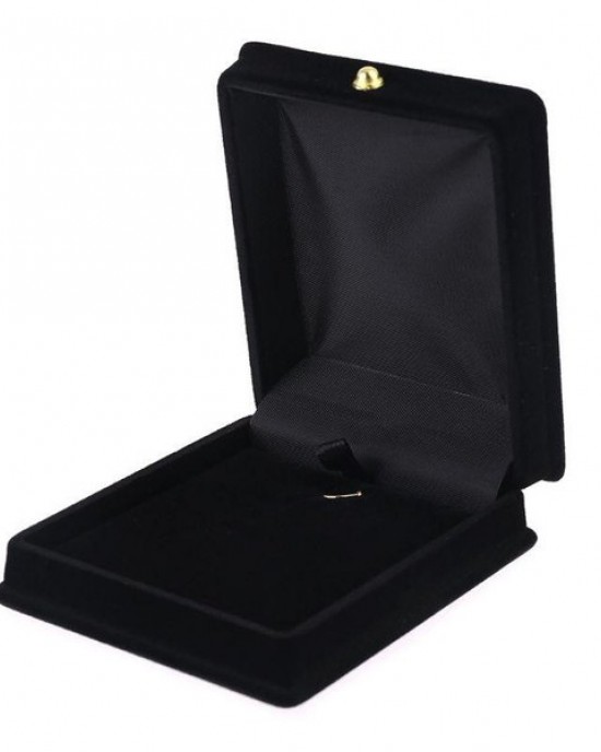 Large Velvet Jewelry Box Necklace Earring Pendant Gift Box Jewelry Storage for C