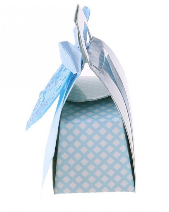 12Pcs Candy Boxes with Ribbon for Baby Shower Christening Party Favor Gift DIY 9370
