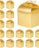Joyseller Gift boxes,Gold Party Favor Boxes, Small Treat Boxes Metallic Candy Goodie