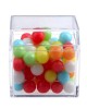 12pcs Clear Acrylic Square Cube Candy Box Treat Gift Boxes Containers for Wedding Party 733f