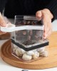 12pcs Clear Acrylic Square Cube Candy Box Treat Gift Boxes Containers for Wedding Party 733f