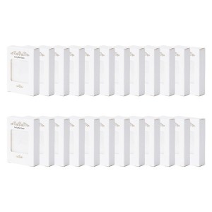 Practical 24 Pieces Jewelry Gifts Box Set Stylish Lined Small Case for Rings and Earrings
