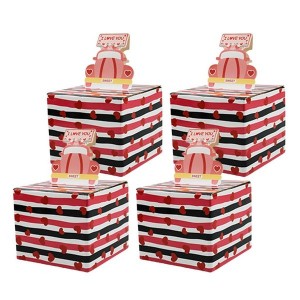 Pack Of 4 Valentine's Day Money Box Surprise Cash Gift Holders for Girlfriend Wife Unique