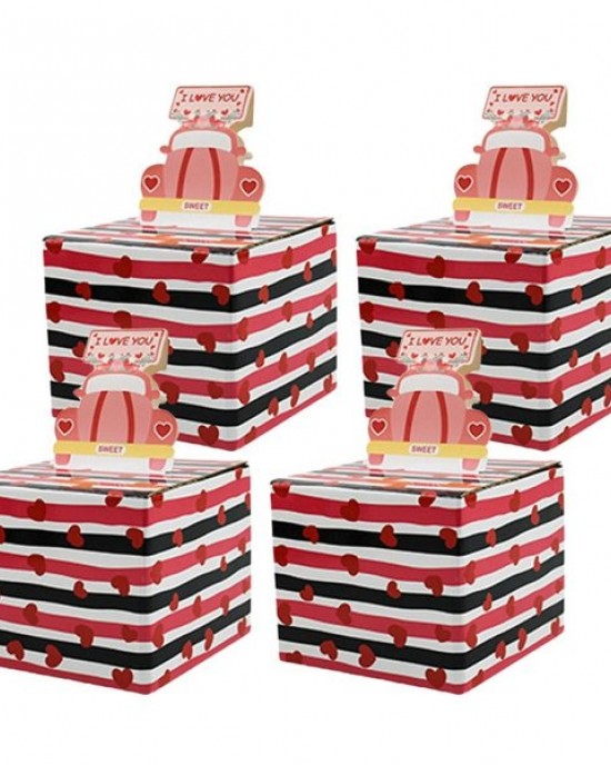 Pack Of 4 Valentine's Day Money Box Surprise Cash Gift Holders for Girlfriend Wife Unique