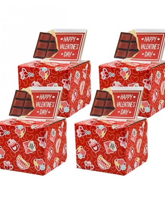 Pack Of 4 Valentine's Day Money Box Surprise Cash Gift Holders for Girlfriend Wife Unique