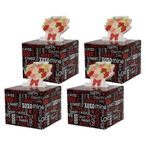 Pack Of 4 Valentine's Day Money Box Surprise Cash Gift Holders for Girlfriend Wife Unique
