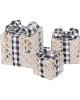 Wrought Iron Gift Box Ornament Pack of 3 Household Shopping Mall Restaurant Room