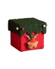 Child Safe Christmas Gift Box Handmade Recyclable Cardstock Lambswool Family Activity