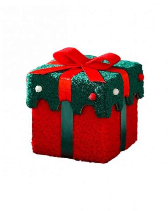 Child Safe Christmas Gift Box Handmade Recyclable Cardstock Lambswool Family Activity