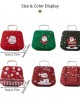 Christmas Tin Candy Box With Handle Festival Holiday Gift Storage Gift Container