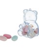 12Pcs Bear Themed Boxes for Sweets and Gift Clear Storage Container for Wedding Candy