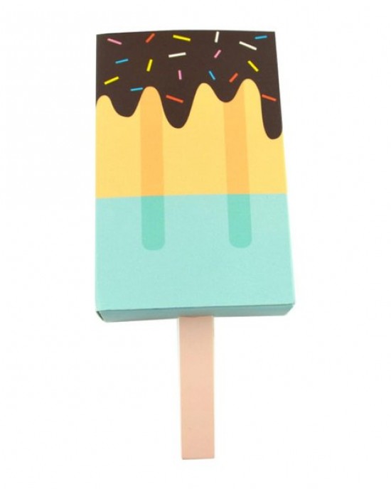 Ice Cream Shape Candy Boxes 50pcs/set Wedding Party Favor Gift Box for Baby Shower 3f4d