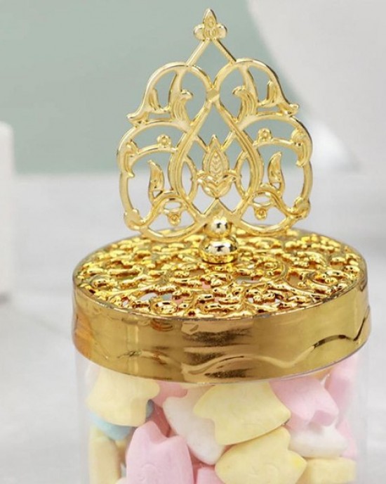 12pcs Baby Shower Candy Box Plastic Clear Gift Boxes Chocolate Cookie Container