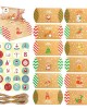 Pillow Shape Gift Boxes Christmas Candy Boxes Bag Kraft Paper Material Gift Box