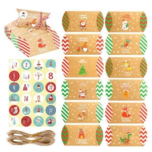 Cookie Box Gift Box Fashion Simple Packaging Pillow Shape Christmas Cartons