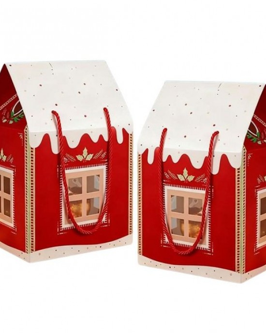Handmade Cottage Holiday Gift Box Elegant Paper Decoration Festival Home Display