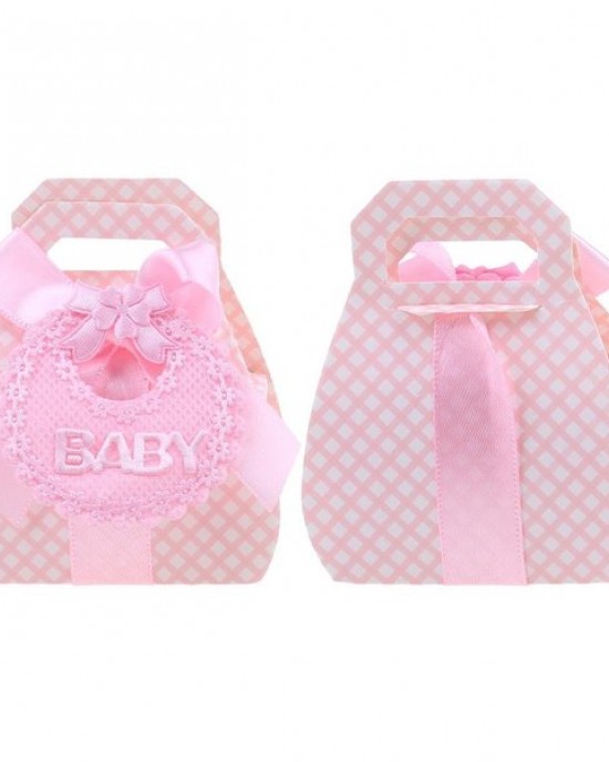 12Pcs Candy Boxes with Ribbon for Baby Shower Christening Party Favor Gift DIY