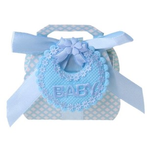 12Pcs Candy Boxes with Ribbon for Baby Shower Christening Party Favor Gift DIY