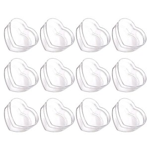 Storage Box Transparent Heart Shaped Containers Display Boxes Favor Gift Boxes