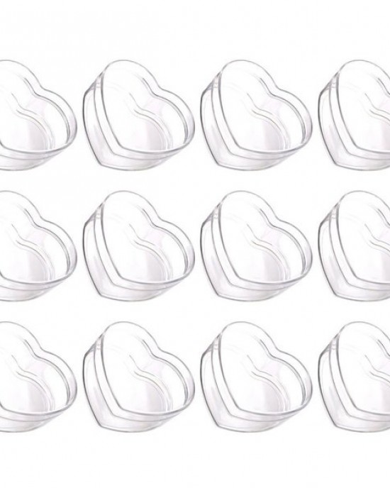 Storage Box Transparent Heart Shaped Containers Display Boxes Favor Gift Boxes