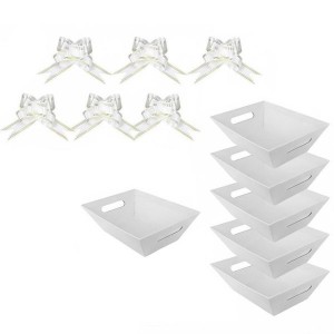 6pcs Recyclable Paper Gift Boxes Elegant Party Supplies for Holidays Event Celebration