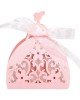 100pcs Flower Lace Hollow Candy Boxes Wedding Party Favor Box Chocolate Gift Box for