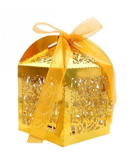 Candy Boxes Treat Boxes Hollow Out Sweets Box for Wedding Baptism Valentines Day