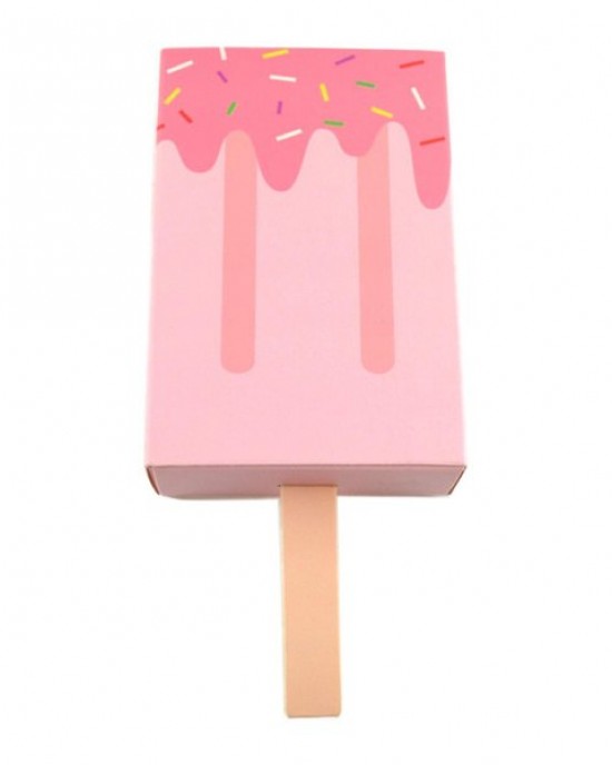 Ice Cream Shape Candy Boxes 50pcs/set Wedding Party Favor Gift Box for Baby Shower