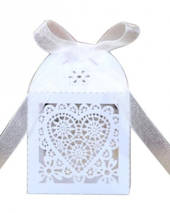 Cutting Box 100 Pieces Wedding Car Valentine Gift Box Wedding Banquet Gift Box Hollow