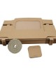 Sturdy Gift Box Cake Candy Boxes for Birthdays Weddings Celebrations See Through Top
