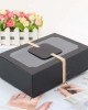 Sturdy Gift Box Cake Candy Boxes for Birthdays Weddings Celebrations See Through Top