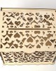 DIY Wedding Gift Mr & Mrs Wooden Card Money Box for Case With Lock Rustic Beauti