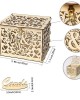 DIY Wedding Gift Mr & Mrs Wooden Card Money Box for Case With Lock Rustic Beauti