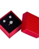 Elegant Jewelry Box for Rings Earrings Necklaces | Square Gift Packaging Case