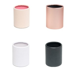 Small Cardboard Flower Packaging Box Mini Round Cylinder Paper Flowers Hug Bucket Vase
