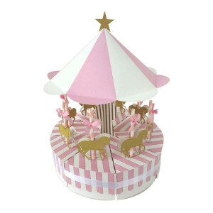 Carousels Gift Box Cake Baby Shower Candy Box Paper Wedding Birthday Party Decor