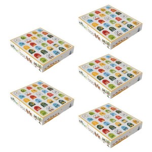 5Pieces Eid Countdown Gift Boxes Fashion Party Charm Box Paper Eid Advent Box