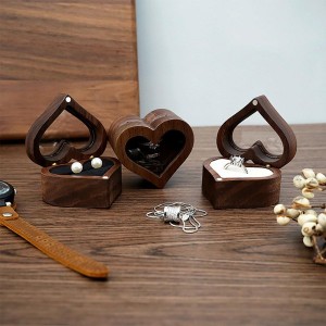 Ring Storage Box Wooden Box Proposal Engagement Wedding Ceremony Birthday Gift