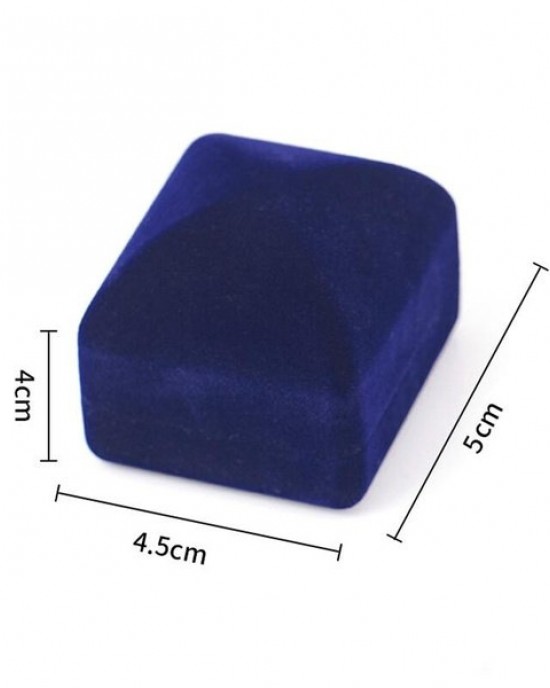 Velvet Ring Box Earrings Jewelry Case Storage Gift Proposal Engagement Wedding