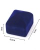Velvet Ring Box Earrings Jewelry Case Storage Gift Proposal Engagement Wedding