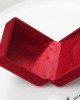 Velvet Ring Box Earrings Jewelry Case Storage Gift Proposal Engagement Wedding