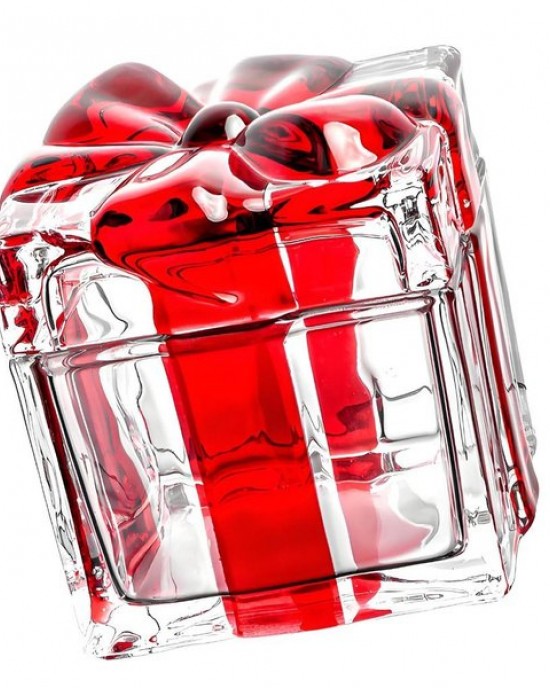 Glass Jewelry Box Candy Dish with Lid Rings Earring Trinket Storage Box Gift