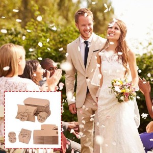 30Pcs Folding Paper Boxes Candy Chocolate Holder Wedding Gift Packaging Box 84b8