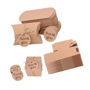 30Pcs Folding Paper Boxes Candy Chocolate Holder Wedding Gift Packaging Box 84b8